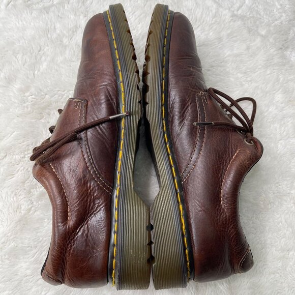 Dr. Martens Men\'s Brown  Leather Lace Up Boston Round Toe Shoes Size 11 US main image 14